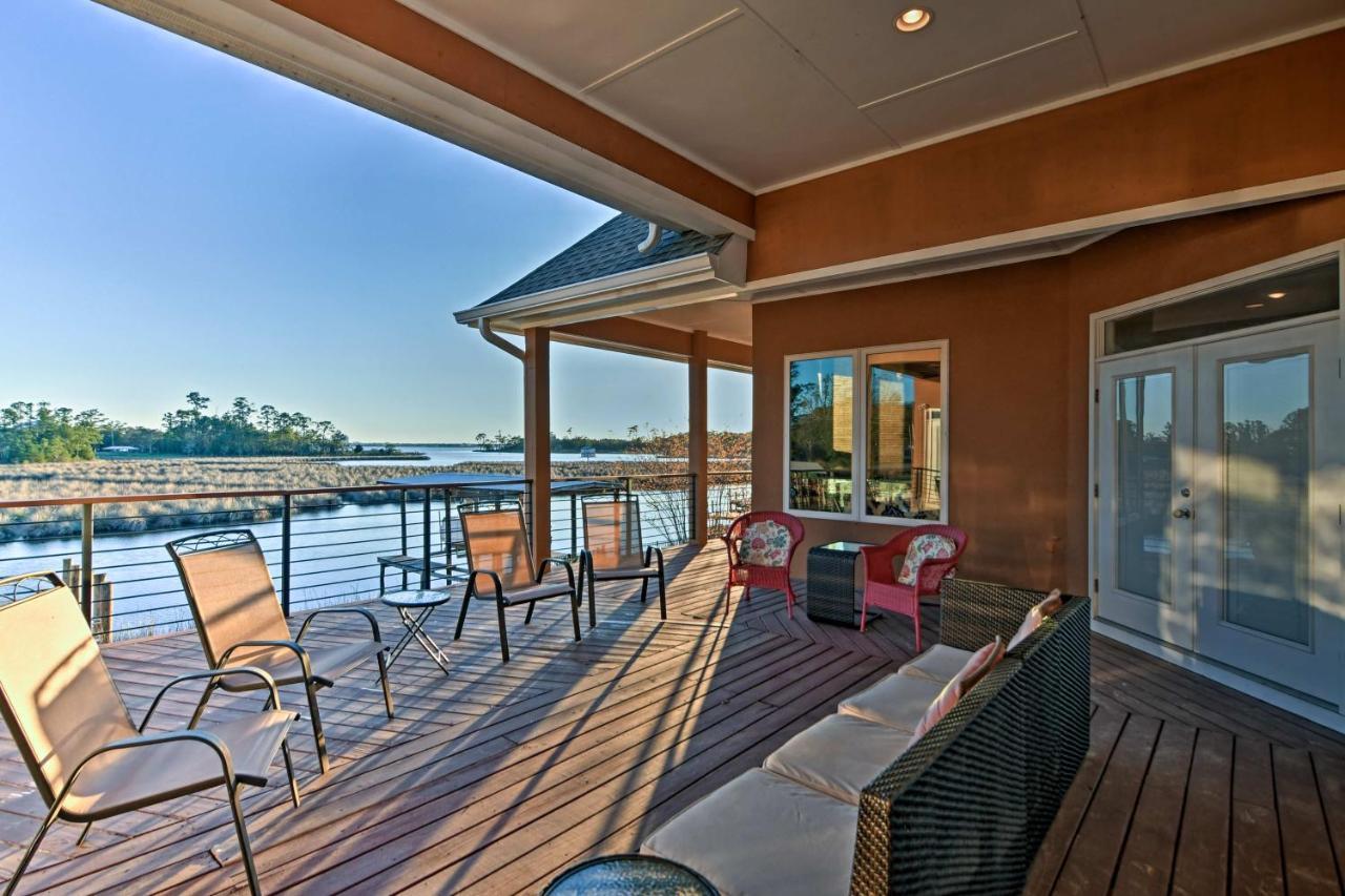 Gorgeous Ocean Springs Waterfront Home With Dock! エクステリア 写真